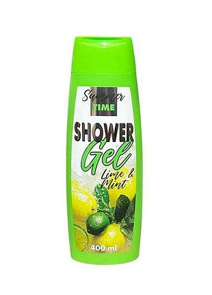 Гель для душу 400мл «lime mint» тм summer time