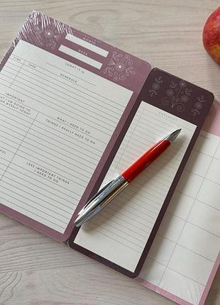 Планувальник paper purple, набір 3 недатовані блокноти paper