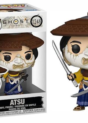 Фігурка funko pop фанко поп games ghost of yotei - atsu - ghost of tsushima 1248