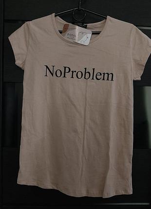Футболка no problem poncik l