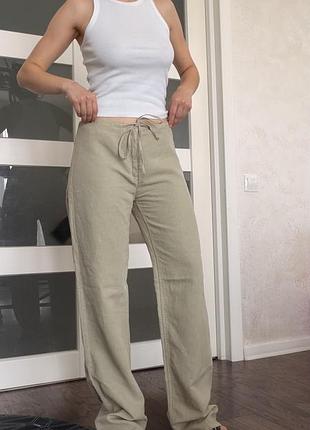 Штани zara, легкі штани на літо ,