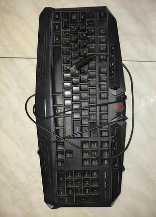 Ведущая игровая клавиатура redragon harpe (модель: k503rgb). Название модели: redragon harpe k503rgbтип устройства: ведущая игровая мембранная клавиатура с r