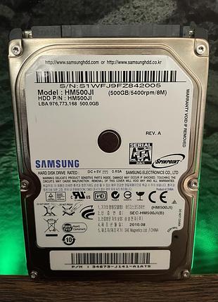 Жесткий диск hdd samsung 500gb 2.5″ sata iii 8mb б/у для ноутбука и компьютера