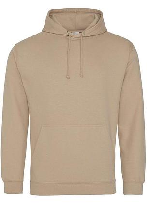 Кенгурушка толстовка с капюшоном худи just hoods college hoodie телесный, xxl