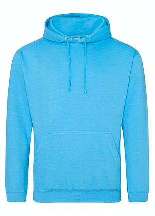 Кенгурушка толстовка с капюшоном худи just hoods college hoodie ультрамарин, m