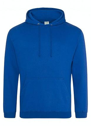 Кенгурушка толстовка з капюшоном худі just hoods college hoodie яскраво-синій, m