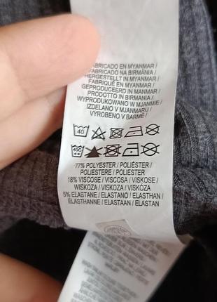 Стильный укороченный гольф в рубчик primark 7