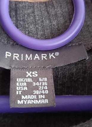 Стильный укороченный гольф в рубчик primark 5