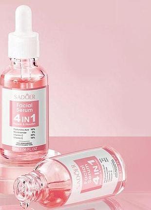 Сироватка для обличчя sadoer 4 in 1 repair & nourish facial serum 30 мл