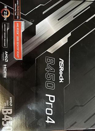 Материнская плата asrock b450 pro4