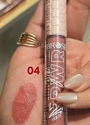 Стойкий блеск для губ bbrose 24-hour lip gloss n4 3.5 g