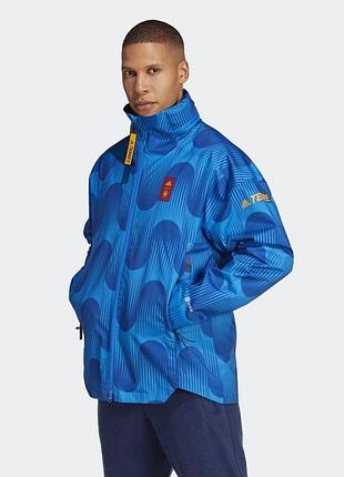 Технологічна куртка дощовик adidas myshelter spain (розмір s / m)