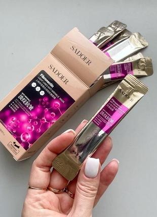 Нічна маска для обличчя sadoer fibronectin anti wrinkle mask з фібронектином, 1 стік
