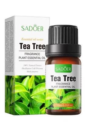 Ефірна олія з чайним деревом sadoer tea tree 10 мл