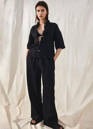 Лляні штани h&m