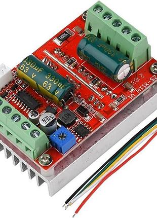 Zs-x11h/zs-x11h v1 dc6-60v 400w bldc трехфазный бесщеточный двигатель холла, контроллер, модуль привода двигателя, входной сигнал