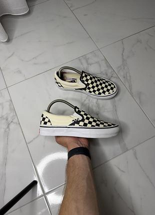 Кеди сліпони vans skate slip-on checkerboard (розмір 37 / 23.5 см)