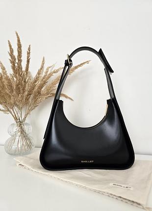 Сумка кожаная bagllet bg 129 черная
