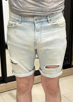 Шорти чоловічі джинсові pull & bear 40
