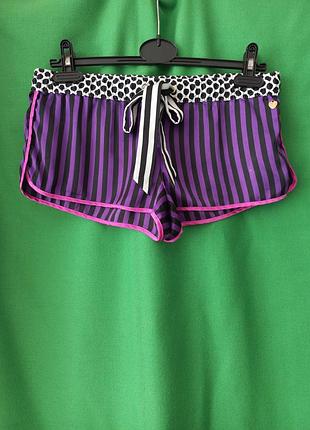 Шелковистые домашние шорты juicy couture