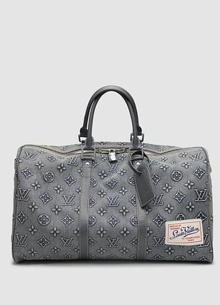 💎 louis vuitton keepall bandouliere 45 denim monogram