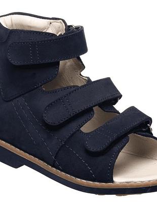 Ортопедические босоножки для мальчика theo leo 1128, размер 35 (23,3 см.)