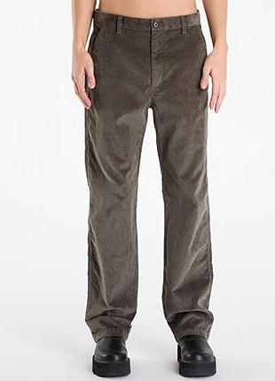 Вельветовые брюки прямого кроя marks spencer