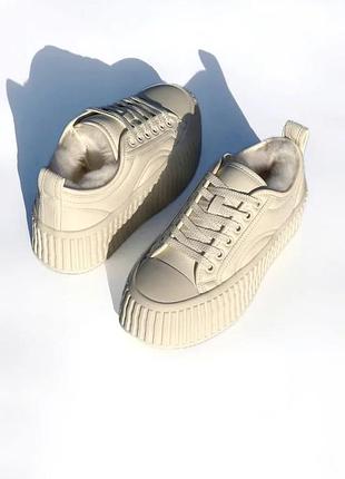 Зимові кросівки для дівчаток evie jenner milk, розмір 35 (22,5 см.)