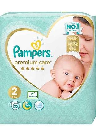Підгузки premium care розмір 2, 4-8кг, 23шт тм pampers