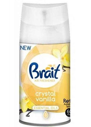 Змінний балон д/автом-го аром-ра cristal vanilla 250мл тм brait