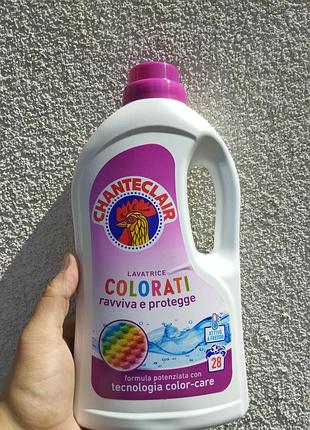 Гель для прання кольорової білизни chanteclair colorati color-care 1.26 л, 28 прань