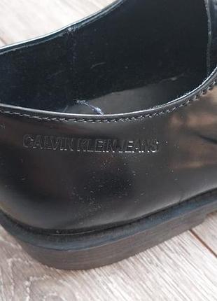 Мужские кожаные ботинки calvin klein 6