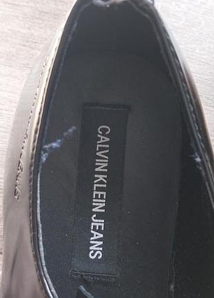 Мужские кожаные ботинки calvin klein 5