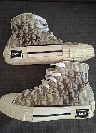 Високі жіночі орігінальні кеди dior b23 high-top розмір 40