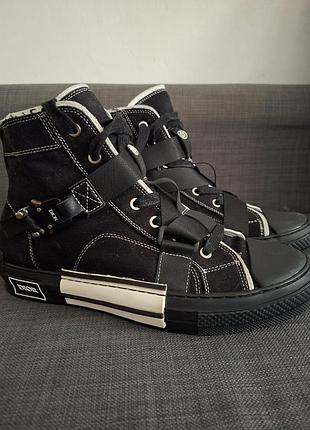 Высокие мужские кроссовки оригинал dior b23 размер 43