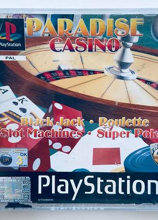 Paradise casino, б/у, английская версия - диск для playstation 1