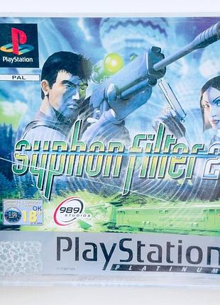 Syphon filter 2 platinum, б/у, английская версия - диск для playstation 1