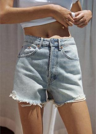 Джинсові шорти zara 🌸 34p.
