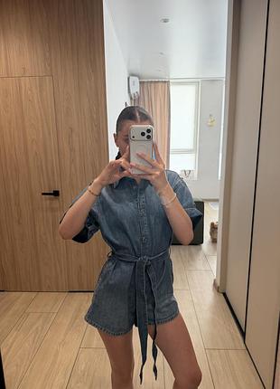 Джинсовий комбінезон zara