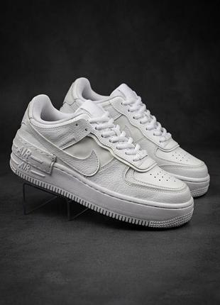 Білі кеди кросівки nike force
