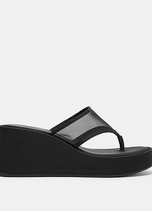 Босоніжки шльопанці zara