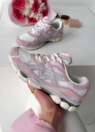 Кросівки легкі зручні asics gel nyc rose water