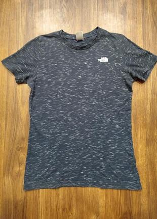 Футболка the north face серая, размер xs/s