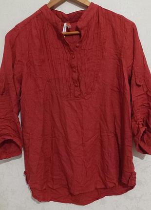 Блузка, комфортная кофточка, рукав 3/4. m-l