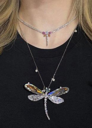 Підвіска  та брошка 2 в 1l ariana grande x swarovski 5737429