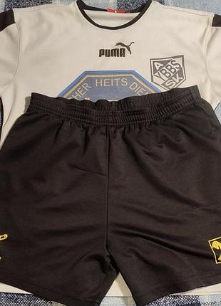 Дитячий спортивний футбольний костюм puma комплект шорти і футболка розмір 152 (11-12 років)