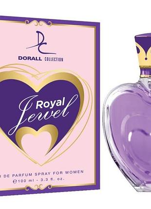 Парфюм royal jewel от dorall collection для женщин, 100 мл, туалетная вода в спрее.