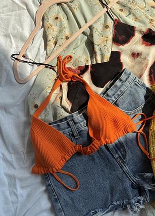 Вʼязаний ліф бюстик prettylittlething