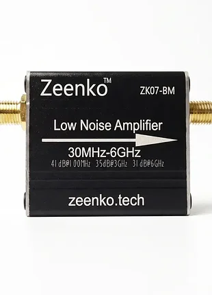 Підсилювач zeenko zk07-um 30m-6ghz 31 - 41db lna