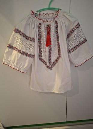 Вышиванка красивая блузка 122 128